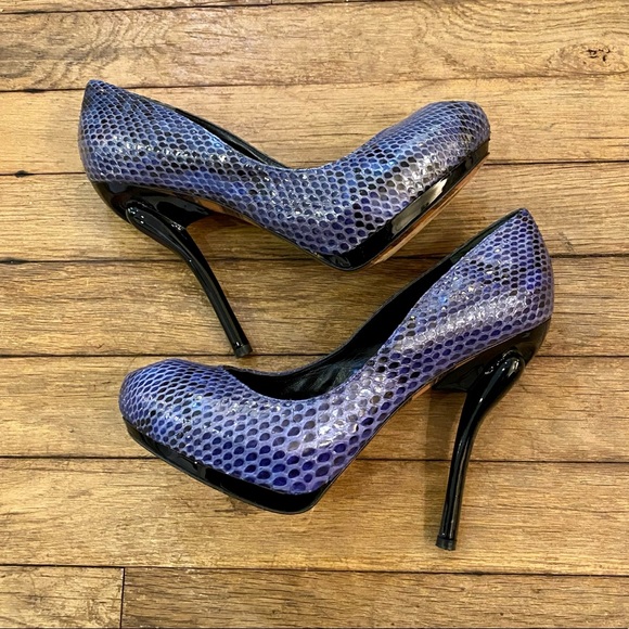 GEORGINA GOODMAN Snakeskin Leather Pumps - Picture 6 of 12